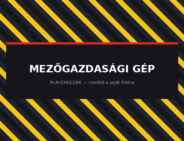Mezőgazdasági gép